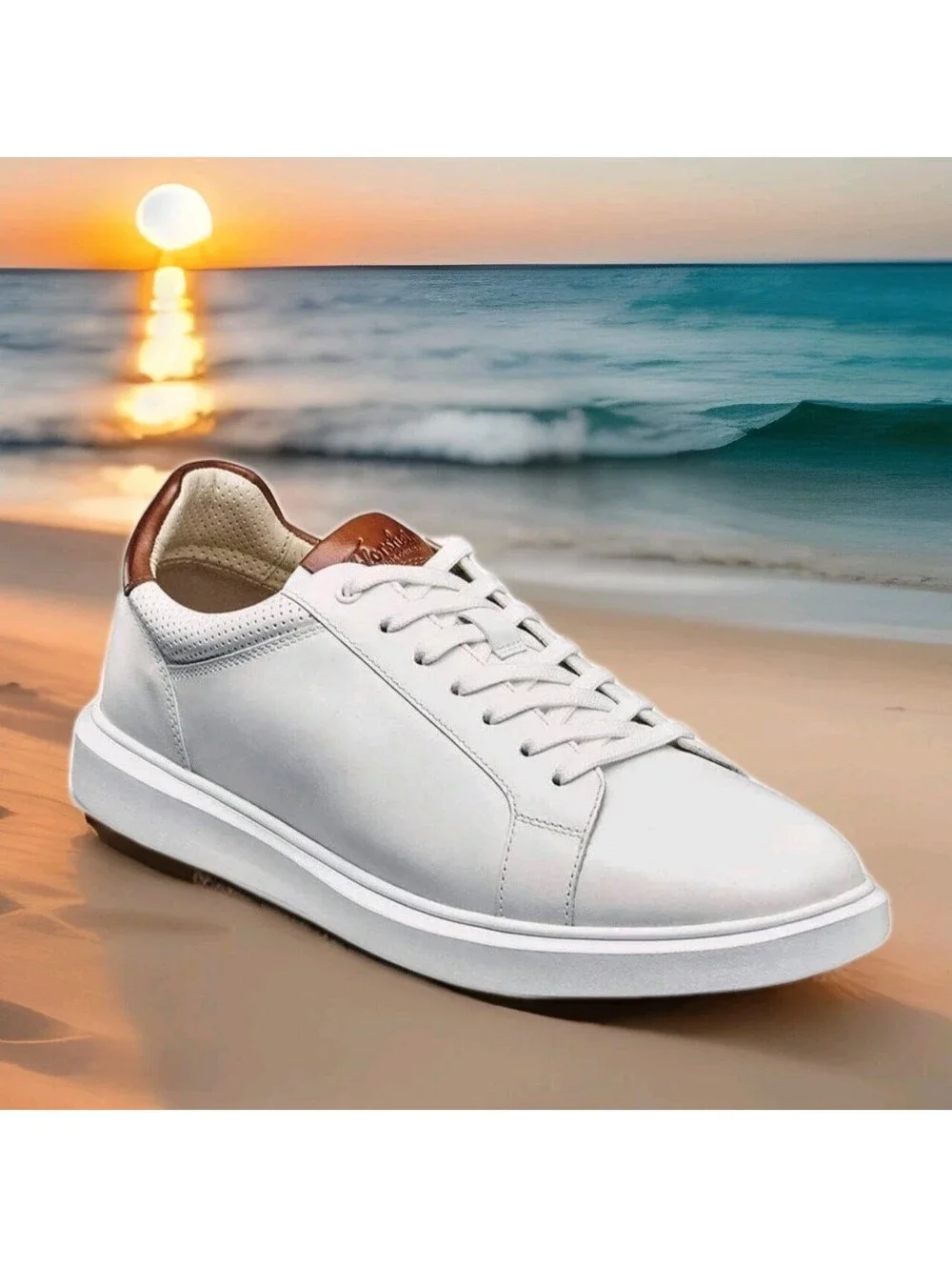 Florsheim Social Casual Dress Shoe Lace To Toe Fashion Work Sneaker White Men 13